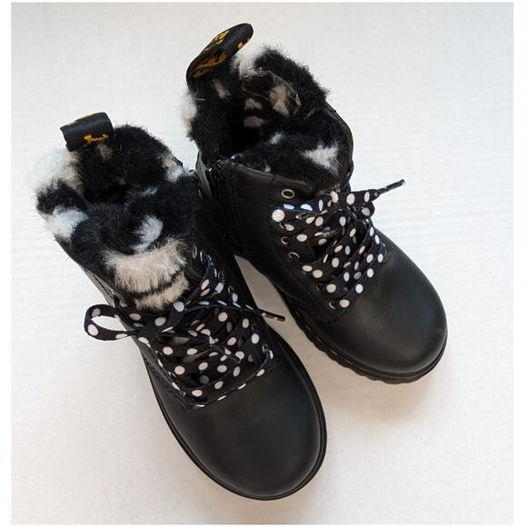 Dr. martens polkadot boots 9 Toddler - Picture 3 of 13